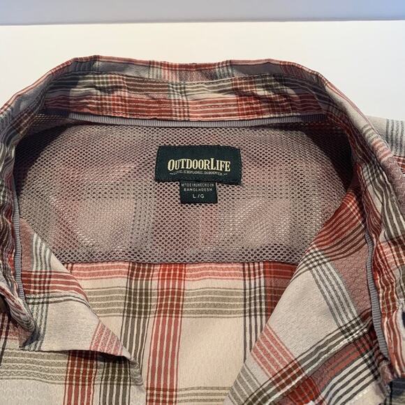 OUTDOOR LIFE Vintage (Sears) Men’s Button Down Shirt - Size: Large - Picture 7 of 8